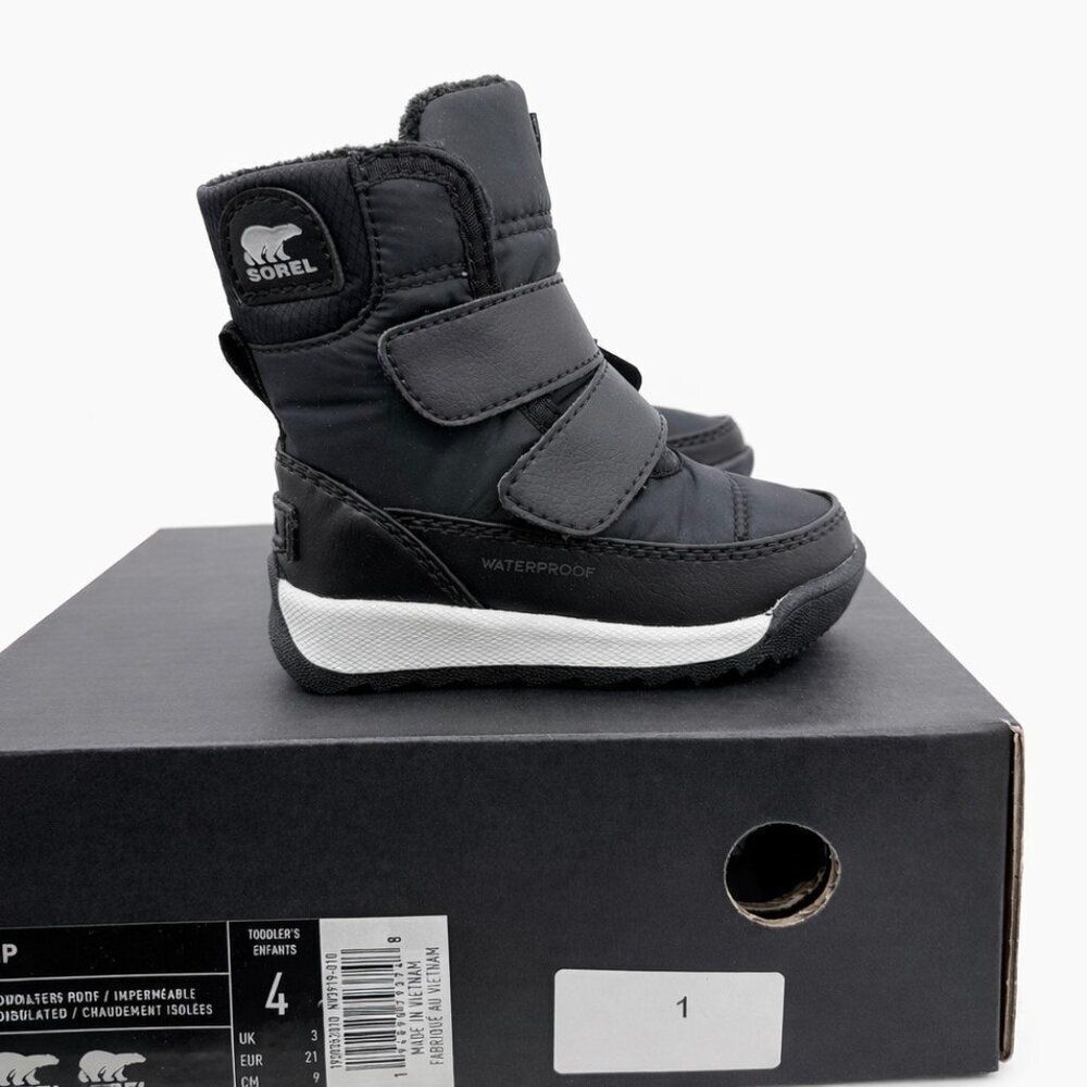 SOREL Toddler Whitney II Strap WP Waterproof Insulated Winter Snow Boots Size 4